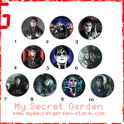 Dark Shadows  - Movie Pinback Button Badge Set ( or Hair Ties / 4.4 cm Badge / Magnet / Keychain Set )